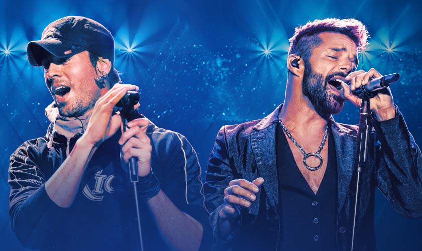 Enrique Iglesias and Ricky Martin