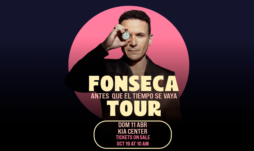FONSECA ANNOUNCES ANTES QUE EL TIEMPO SE VAYA TOUR