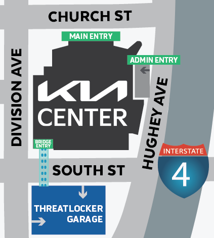 Kia Center Parking Map ARENA ENTRY Zoom - JAN2026.png